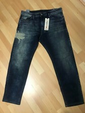 Neu mit Etikett Diesel SCHMALE T JOGGJEANS 084PU BLAU schmal W34 L30 H6,5 UVP DKK2299