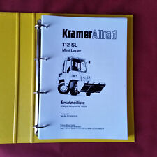 Ersatzteilliste für Radlader Kramer 112 SL Motor Yanmar 3 TN75E ,GEBRAUCHT