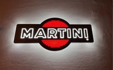 Martini Bar Leuchtschild Leuchtreklame Neon Schild LED 60x29cm Schwarz Rot Weiß