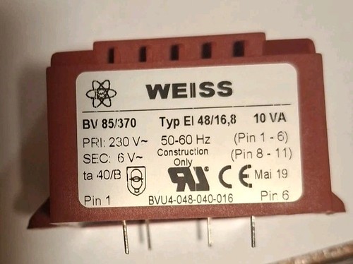 Weiss 16 8 10va - ei, 48/16,8