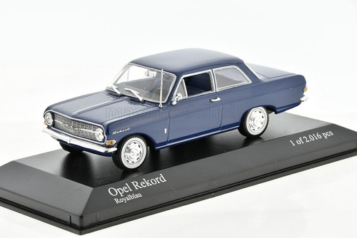 Opel rekord royal blue 1963 - opel, a