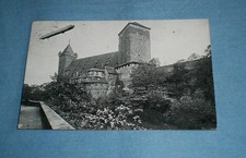 alte AK, Zeppelin II über Nürnberg 1909, Lithographie, versandt