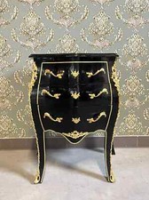Black night stand - black,