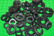 Lego - 48 Gummi Reifen, verschiedene Größen z.B. Technik Reifen 40 x 10mm 3482