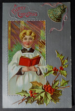 Präge Litho AK  A Merry