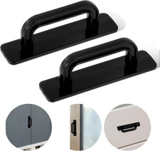 2 Stück Balkontürgriff Kleben, 100 Mm Schrankgriffe Selbstklebend, Fenstergriff 