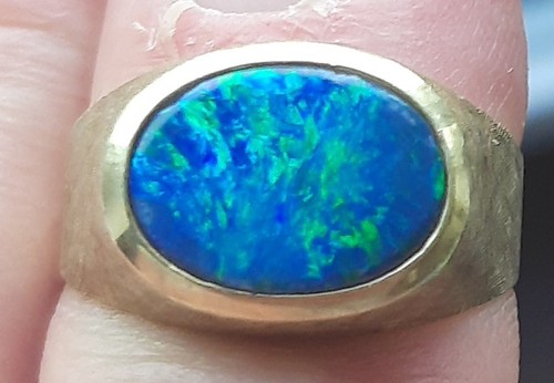 Dachbodenfund ring mit opal - ring,