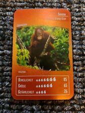 Sumatra-Orang-Utan Nr.32 - Ozeanien 7 - Sammelkarten - Netto - Glitzer Gold