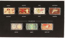 Gabun 7 x 1000 Francs CFA