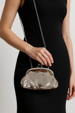 Handtasche Silber/Gold mit