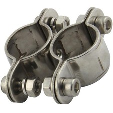 Rohrschelle Doppelschelle 25 mm Doppelt Edelstahl V2A Rohr Schelle Rohrverbinder