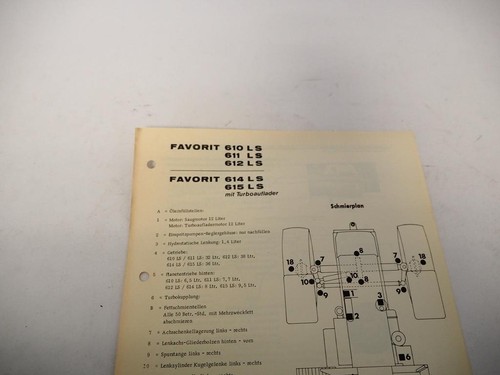 Original fendt favorit - favorit, 610
