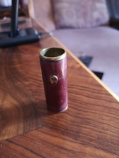 Rarität Etienne Aigner 1970 Feuerzeughülle Leder für runde Einwegfeuerzeuge