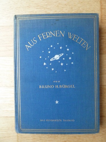 Bruno bürgel aus fernen - bürgel,,