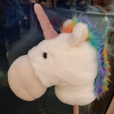 Steckenpferd, Hobby Horse "Einhorn", reine Handarbeit, NEU, OOAK