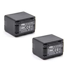 2x Akku für Panasonic HC-VX989 HC-VX878 HC-V770EB HC-V777 HC-VX870 3200mAh