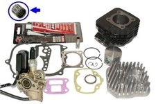 70cc RACING ZYLINDER KIT KOPF VERGASER KOMPLETT für PEUGEOT SV50 SV GEO ELYSTAR
