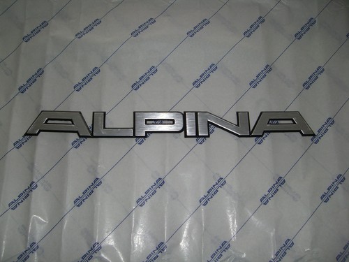 Original bmw alpina schriftzug - original,