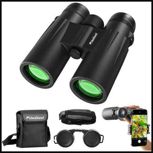 Fernglas 10x42 bak4 - fernglas, schwarz