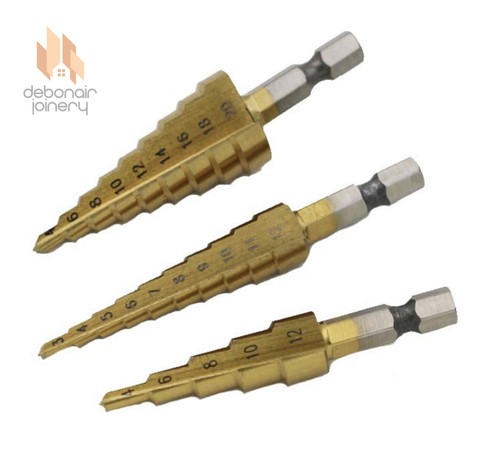 Hss bohrer stufenkegel titan - bohrer,