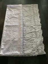 Stoffgardinen Meterware Größe:525 cm x 173 cm, Weiß-Tönung Violett,Transparent