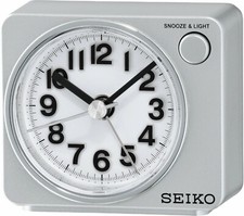 Seiko QHE100 Wecker Quarz Analog LED-Licht bei Alarm Schlummer-Funktion 2 Farben