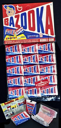 Topps bazooka bubble gum - topps,
