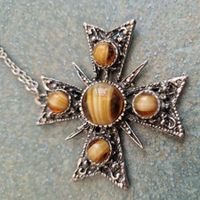 Vintage Metall Malteserkreuz
