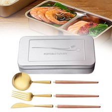 4 teiliges Campingbesteckset