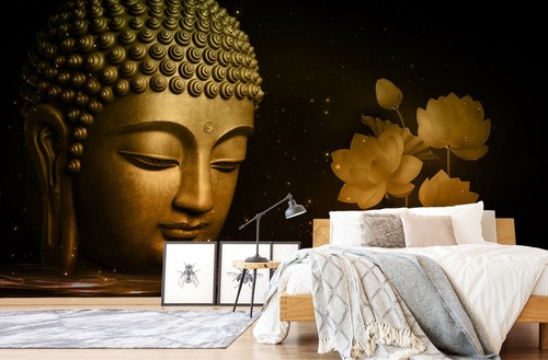 Buddha statue lotus q9868 - buddha,