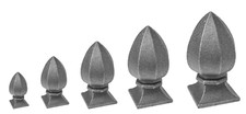 Pfostenaufsätze Knöpfe Schiebetore Pfostenkappe Ornament H:40 - 180 mm Gusseisen
