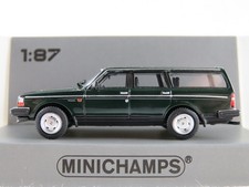 Minichamps 870 171414 Volvo 240 GL Kombi (1986) in dunkelgrün 1:87/H0 NEU/OVP