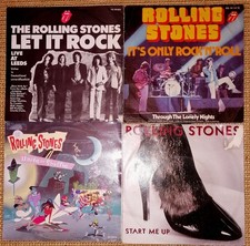 4x7" Vinyl Singles ROLLING STONES Start me up, It's only Rock .., Harlem Shuffle