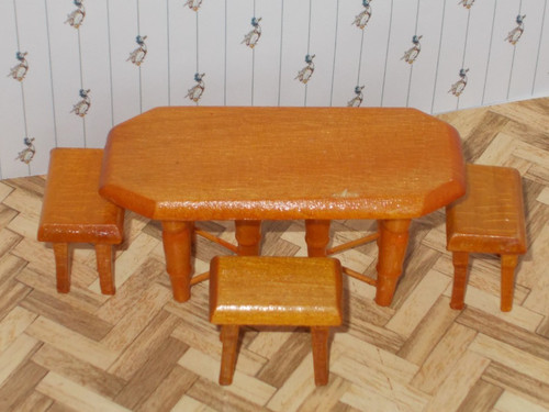 Tisch mit hockern - hockern, roombox