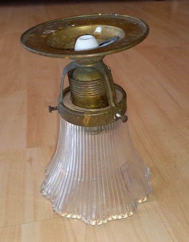 Jugendstillampe glasschirm - jugendstillampe,,
