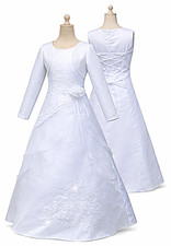 Kommunionkleid Kerzentuch