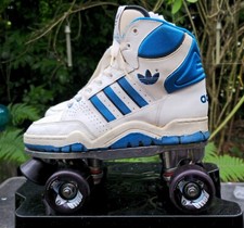 ? 80s RollSchuhe Adidas Phantom HI-C  EU40 US SkateMate 118910 SuperStar 1989