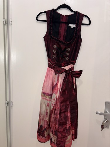 Dirndl wiesn weinrot 70cm - dirndl,