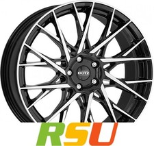 Dotz Fuji black/polished 8x18"