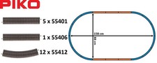 Piko H0 A-Gleis Set mit