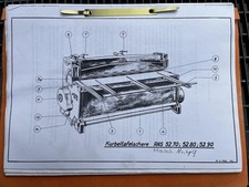 Ras 52.70 Tafelschere, Kurbeltafelschere  Blechschere Betriebsanleitung 