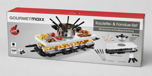 Gourmetmaxx raclette - gourmetmaxx, &