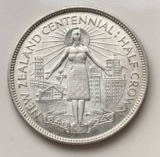 1/2 Crown 1940 New Zealand