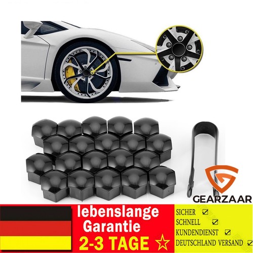 Schraubenkappen schwarz 17mm - schraubenkappen,