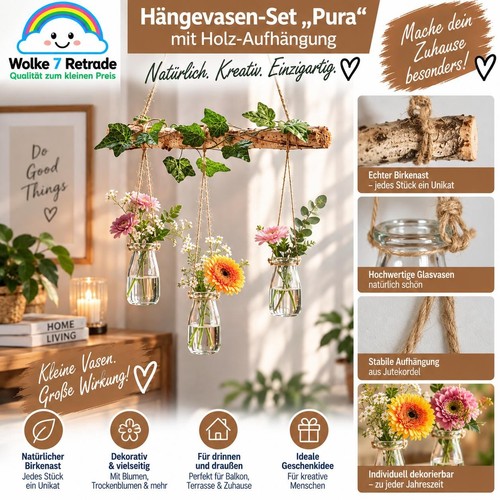 Hängevase set pura - set,