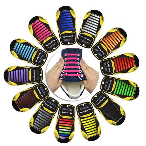 16x elastische schnürsenkel - 16x,
