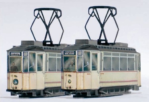 Straßenbahn h0m modell tram - straßenbahn,