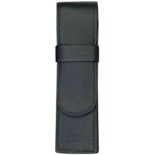 Alassio Schreibgeräte-Etui Stifteetui für 2 Schreibgeräte Echtleder schwarz