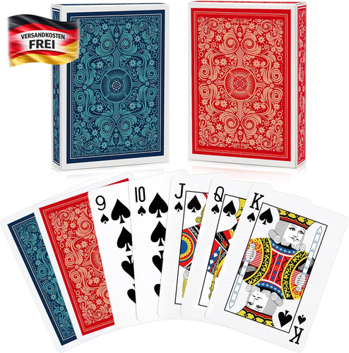 Pokerkarten set stück - pokerkarten,