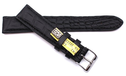 Uhrenarmband 18mm echt - , kroko